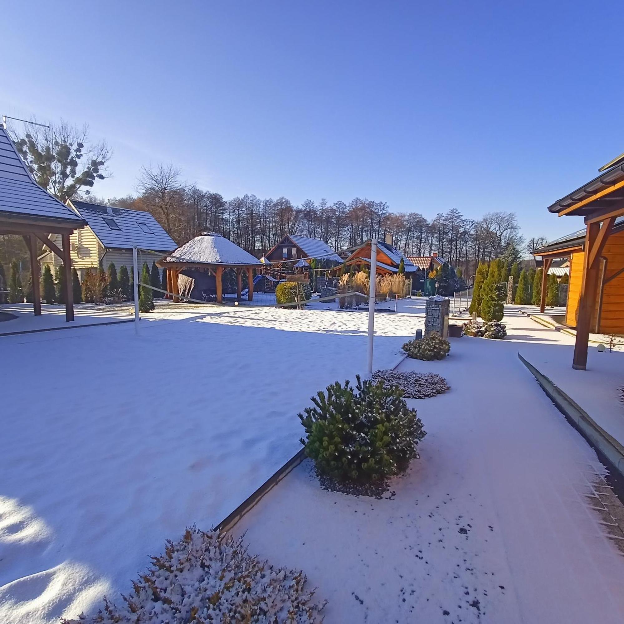 Bacówki nad jeziorem Goszcza Lubrza  Exterior foto