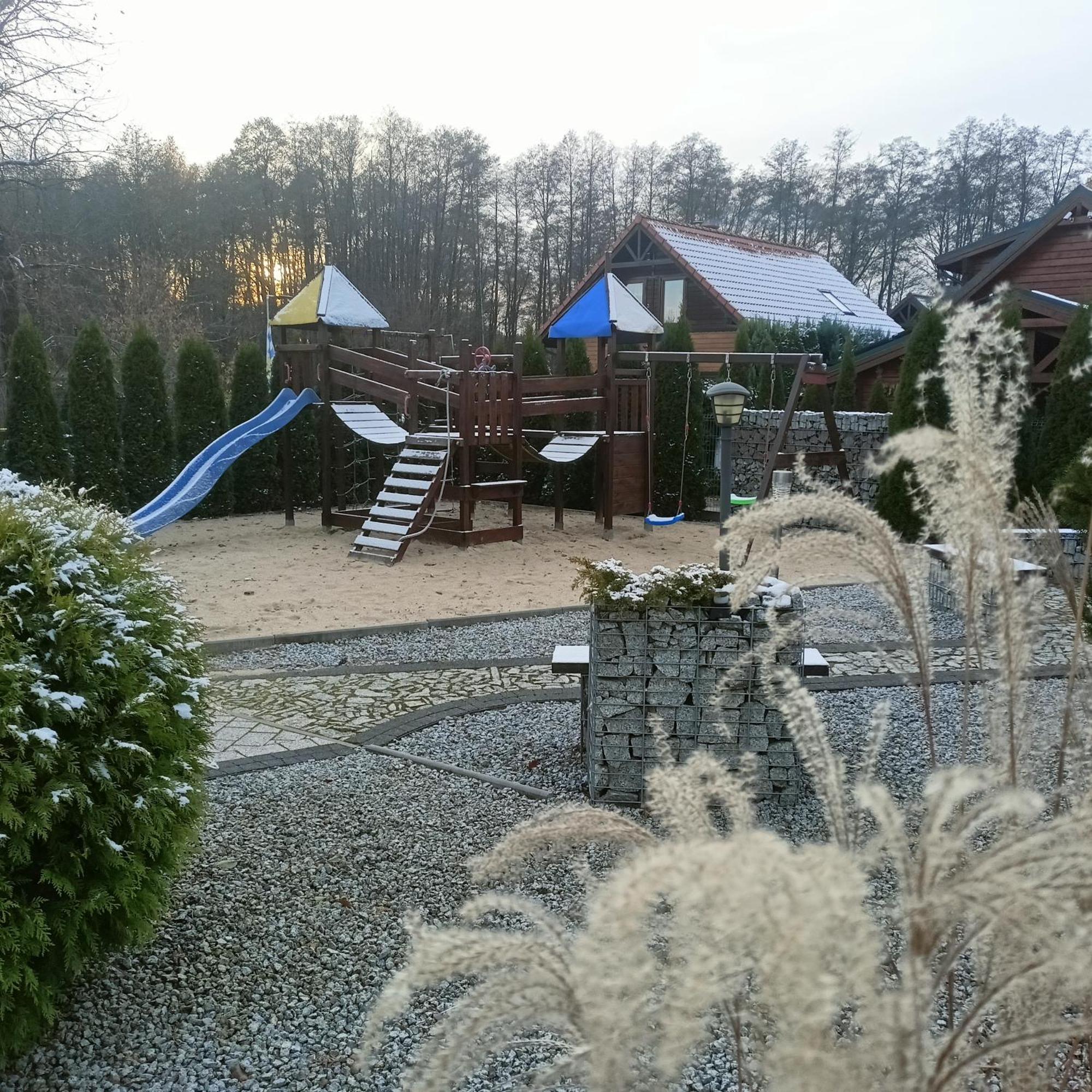 Bacówki nad jeziorem Goszcza Lubrza  Exterior foto